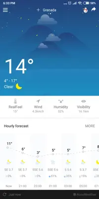 Weather android App screenshot 2