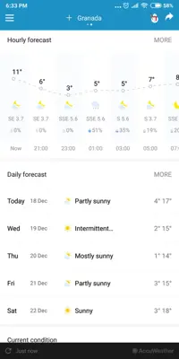 Weather android App screenshot 3