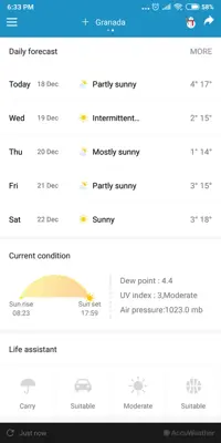 Weather android App screenshot 4