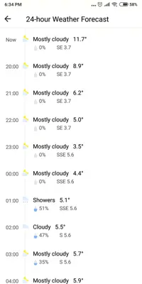 Weather android App screenshot 5